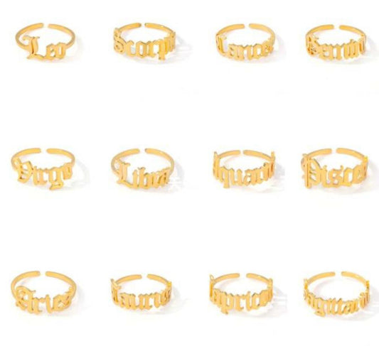 Custom Zodiac Rings